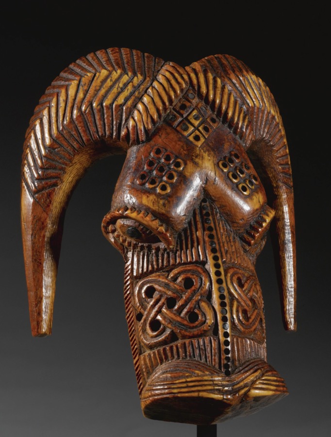 Yoruba interlace pattern detail from Ife bronze